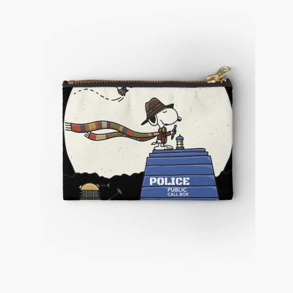 Item preview, Snoopy Detective Dalek Police Box Moon designed and sold by EttieToy.