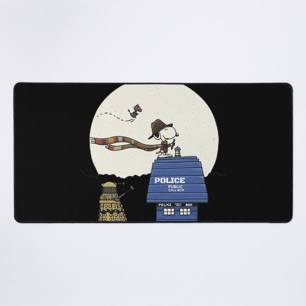 Item preview, Snoopy Detective Dalek Police Box Moon designed and sold by EttieToy.