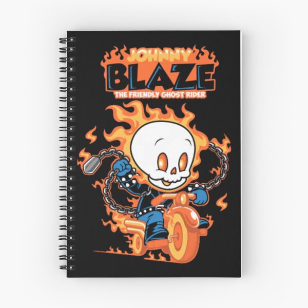 Item preview, Cute Flaming Skull Biker Cartoon Motorcycle designed and sold by RaylenLinden.
