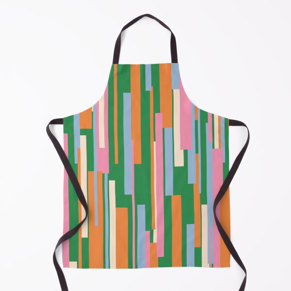 Item preview, Colorful Mid Century Modern Abstract Geometric Wright Pattern Vertical in Green Orange Pink Powder Blue designed and sold by kierkegaard.