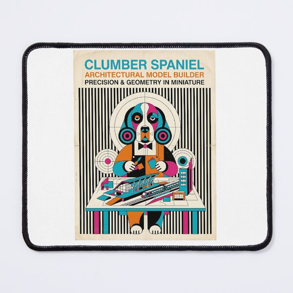 Item preview, Clumber Spaniel Train Model Builder designed and sold by PictoVibe.