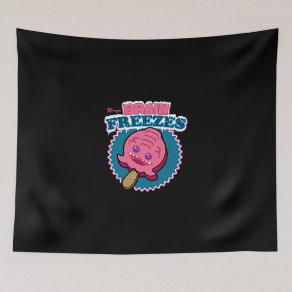 Item preview, Funny Pink Brain Ice Cream Monster designed and sold by RaylenLinden.