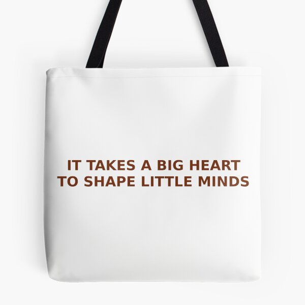 Item preview, It Takes a Big Heart to Shape Little Minds Teacher Quote Design designed and sold by Nichely.