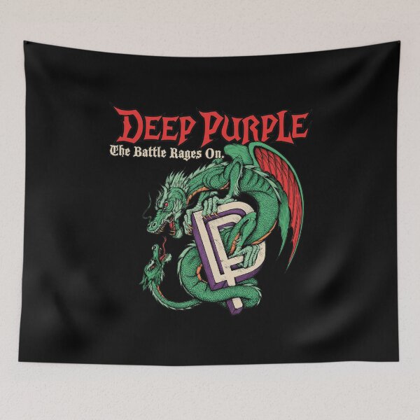 Item preview, Deep Purple Dragon Logo The Battle Rages On Vintage designed and sold by EttieToy.