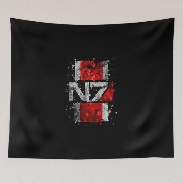 Item preview, Sci-Fi N7 Abstract Splatter Military Emblem designed and sold by RaylenLinden.