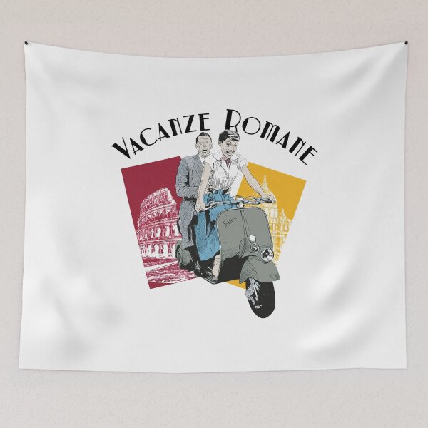 Item preview, Vacanze Romane Scooter Ride Vintage Italian Scene designed and sold by EttieToy.