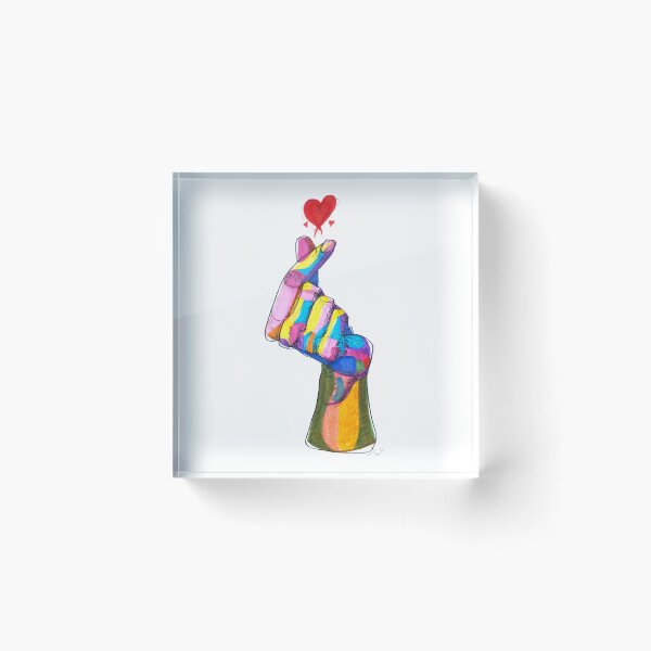 Item preview, Colorful Hand Heart designed and sold by studiocean.