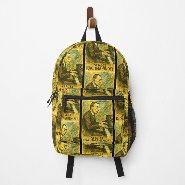 Item preview, Sergei Rachmaninoff Playing Piano designed and sold by Sarcastic designs.