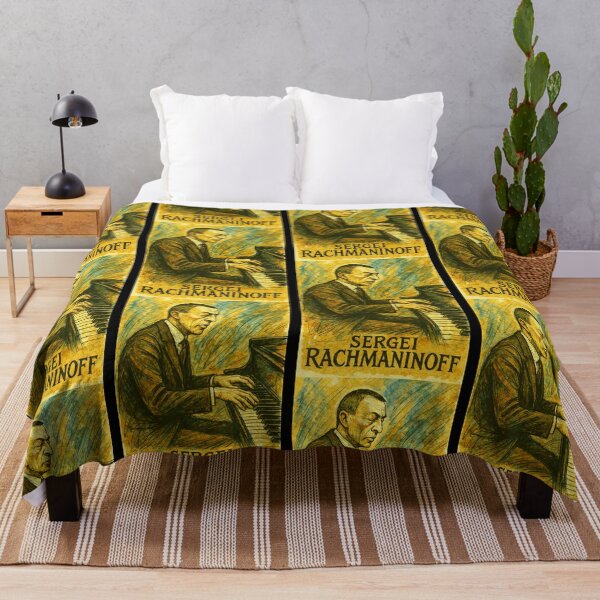 Item preview, Sergei Rachmaninoff Playing Piano designed and sold by Sarcastic designs.