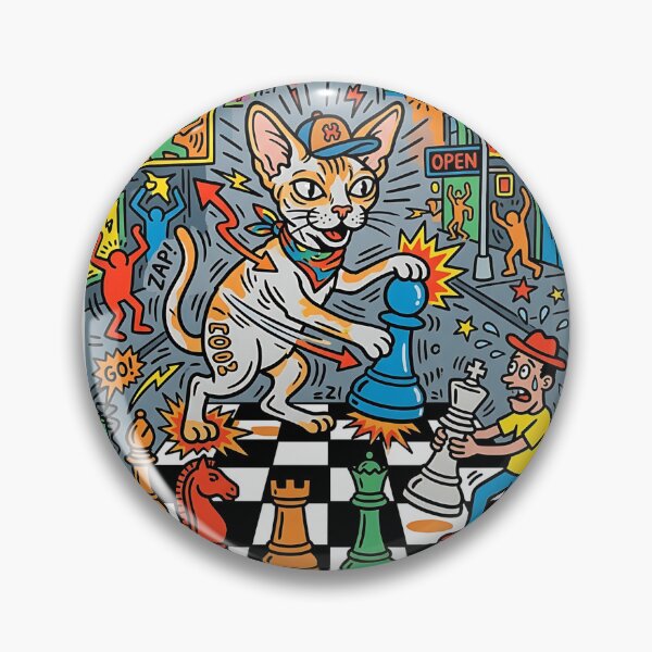 Item preview, Devon Rex Giant Chess Player designed and sold by PictoVibe.
