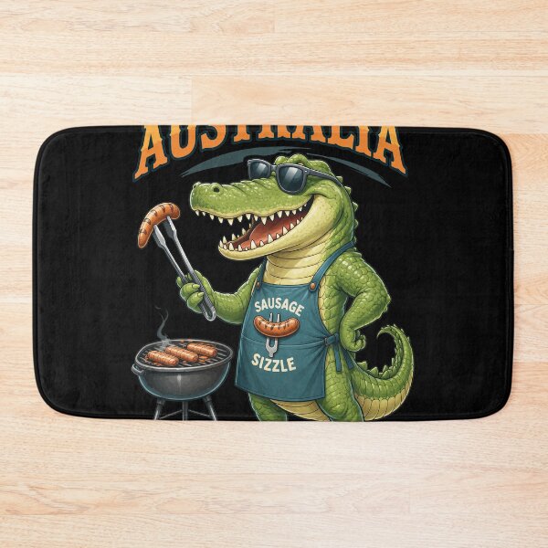 Aperçu de l'œuvre Saucisses grillées à l'alligator et au barbecue australien créée et vendue par EttieToy.