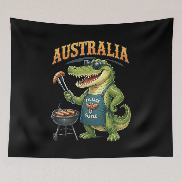 Item preview, Australia BBQ Alligator Grilling Sausages Togat designed and sold by EttieToy.