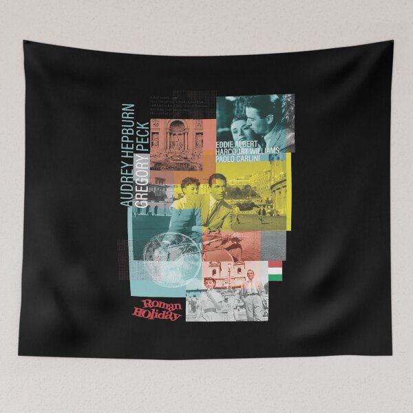 Item preview, VINTAGE ROMAN HOLIDAY Audrey Hepburn Gregory Peck designed and sold by EttieToy.