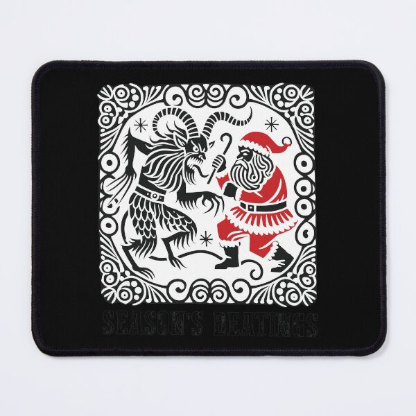 Item preview, Krampus vs Santa Holiday Beatings Festive Art designed and sold by EttieToy.