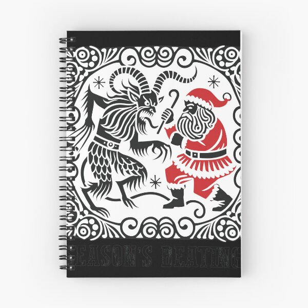 Item preview, Krampus vs Santa Holiday Beatings Festive Art designed and sold by EttieToy.