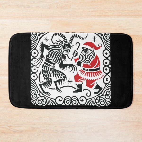 Item preview, Krampus vs Santa Holiday Beatings Festive Art designed and sold by EttieToy.
