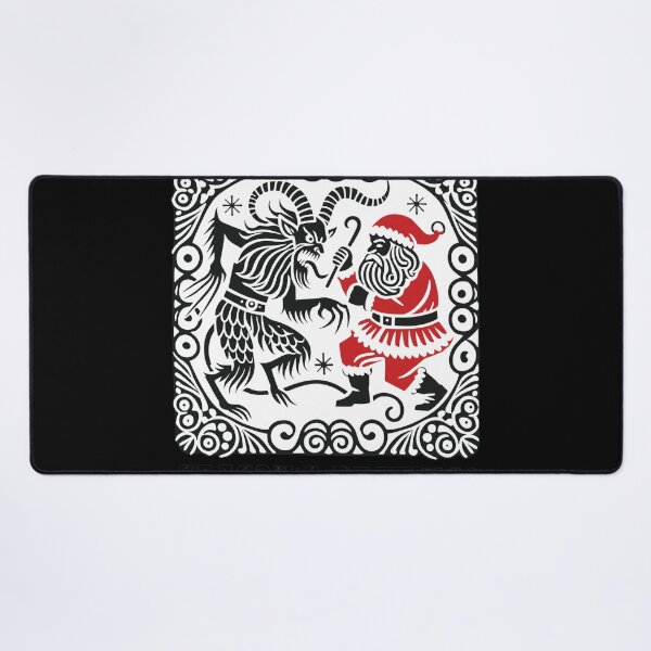 Item preview, Krampus vs Santa Holiday Beatings Festive Art designed and sold by EttieToy.