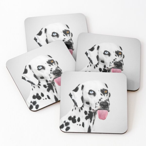 Aperçu de l'œuvre Portrait d'un chien dalmatien présentant une hétérochromie créée et vendue par VanGaldo.