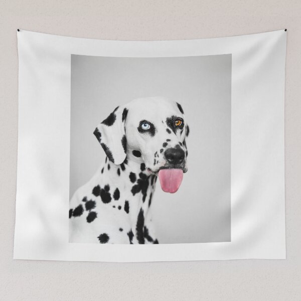 Item preview, Portrait of a Dalmatian Dog with Heterochromia designed and sold by VanGaldo.