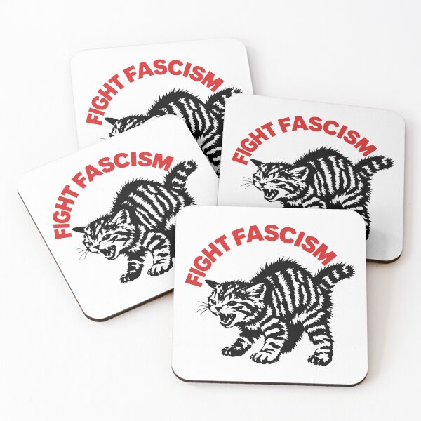 Item preview, Fight Fascism Grumpy Cat designed and sold by SamWoodrt.