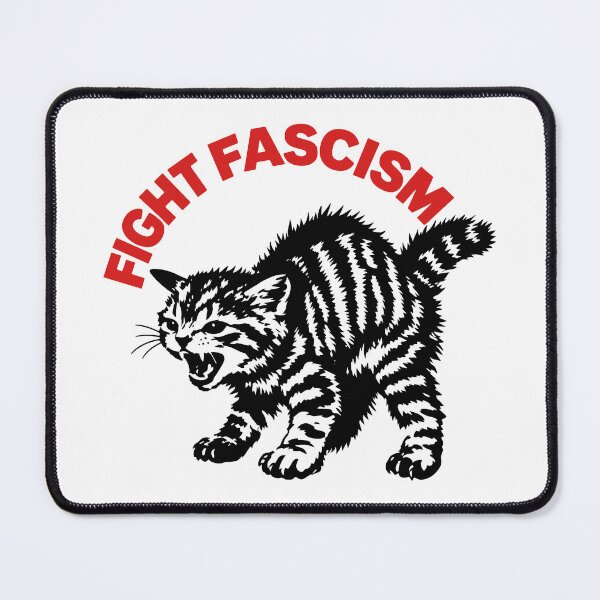 Item preview, Fight Fascism Grumpy Cat designed and sold by SamWoodrt.