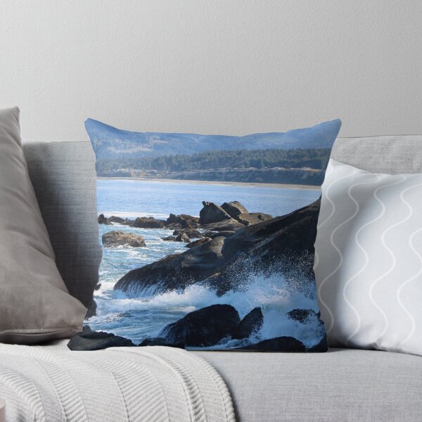 Item preview, Ocean waves crashing against rocks | California coast designed and sold by Tempraneo Photo.