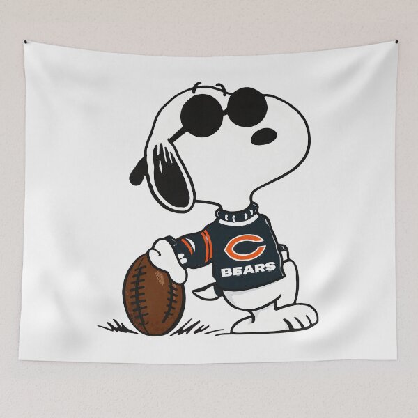 Item preview, Snoopy Cool Chicago Bears NFL Football Fan designed and sold by LittleMamastore.