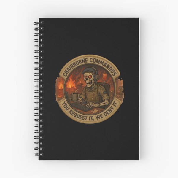 Item preview, Chairborne Commandos: You Request It We Deny It designed and sold by Uncle Bassy's Military Gear.