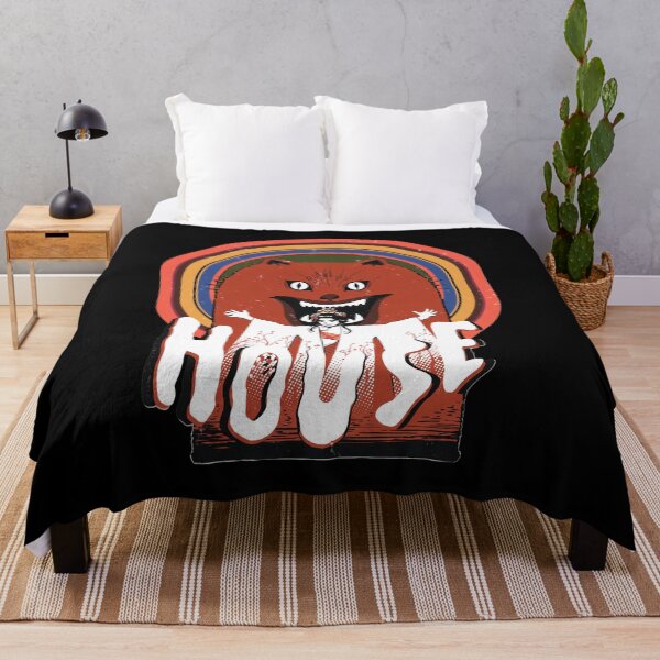 Item preview, Retro Psychedelic Cat Woman House Design designed and sold by EttieToy.