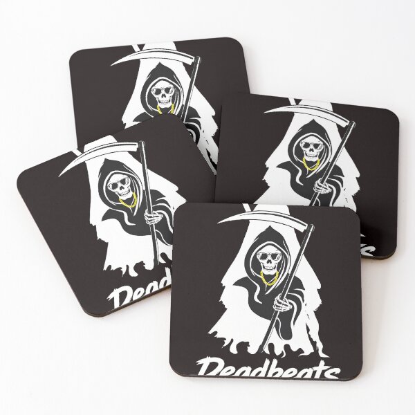 Item preview, Deadbeats Grim Reaper Gothic Sunglasses Gold Chain Art designed and sold by HANADODES.