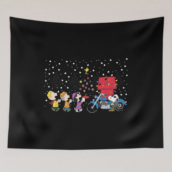 Item preview, Peanuts Holiday Motorcycle Snow Scene designed and sold by EttieToy.
