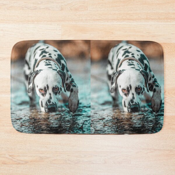 Item preview, Dalmatian Dog Walking in Shallow Water designed and sold by VanGaldo.