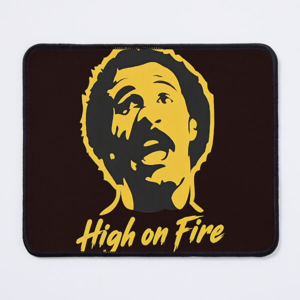 Item preview, High on Fire Portrait Graphic Art Yellow Black designed and sold by drawfreak.