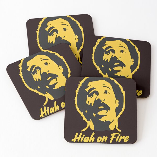 Item preview, High on Fire Portrait Graphic Art Yellow Black designed and sold by drawfreak.