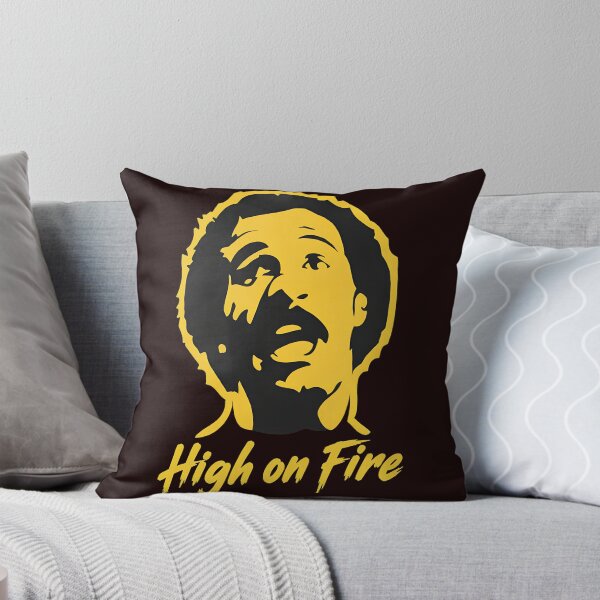 Item preview, High on Fire Portrait Graphic Art Yellow Black designed and sold by drawfreak.