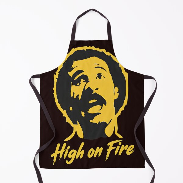 Item preview, High on Fire Portrait Graphic Art Yellow Black designed and sold by drawfreak.