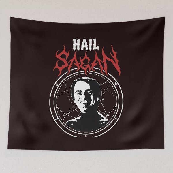 Item preview, Hail Sagan Portrait Science Cosmos designed and sold by drawfreak.