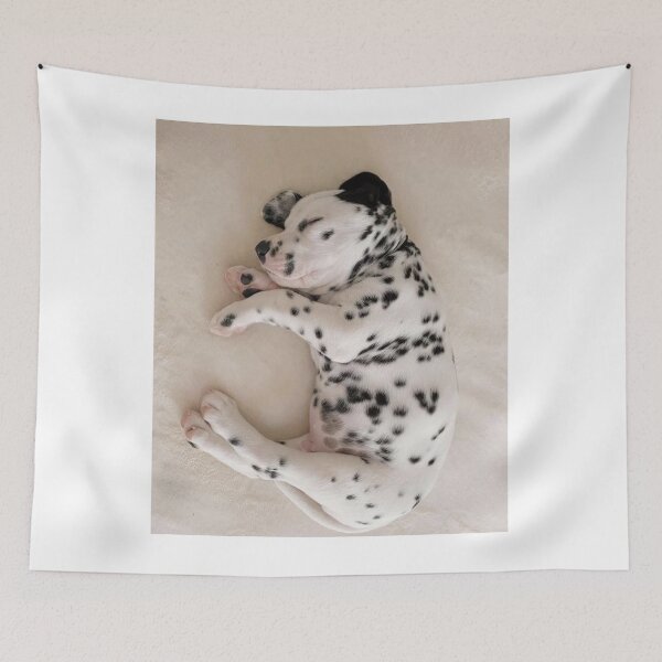Item preview, Portrait of a Sleeping Dalmatian Puppy designed and sold by VanGaldo.