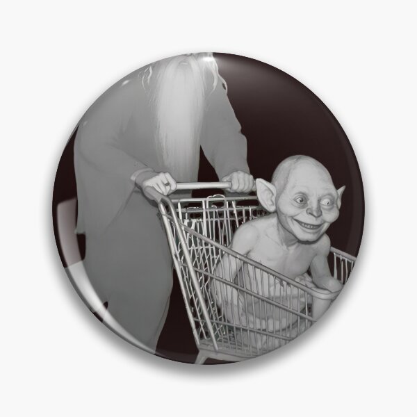 Item preview, Wizard Pushing Gollum In Shopping Cart  designed and sold by drawfreak.