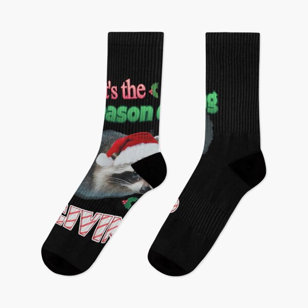 Item preview, Holiday Raccoon Giving Up Humor  designed and sold by RosemarieKelpin.