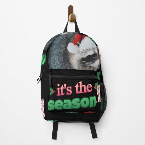 Item preview, Holiday Raccoon Giving Up Humor  designed and sold by RosemarieKelpin.