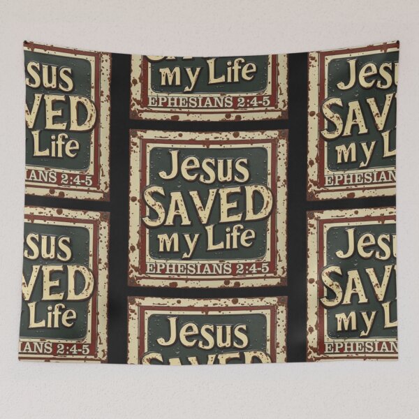 Item preview, Jesus Saved My Life - Ephesians 2:4-5 designed and sold by scripturehood.