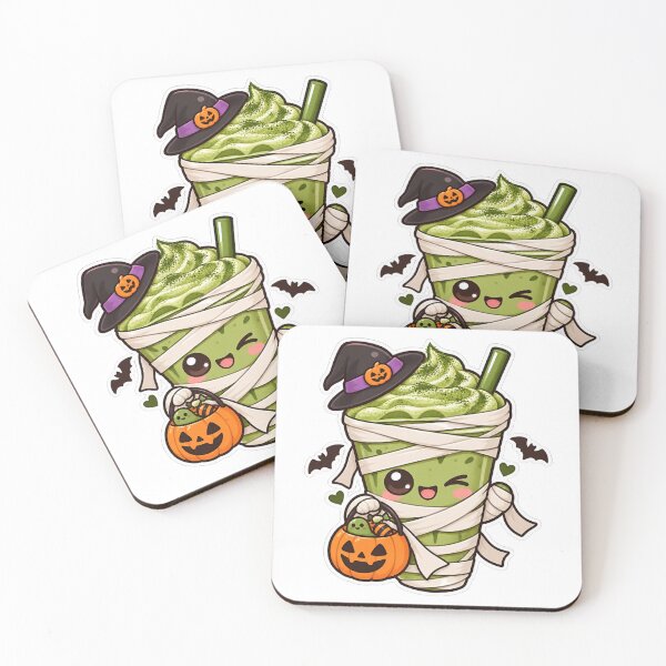 Item preview, Kawaii Mummy Matcha Halloween  designed and sold by thebest-2studio.