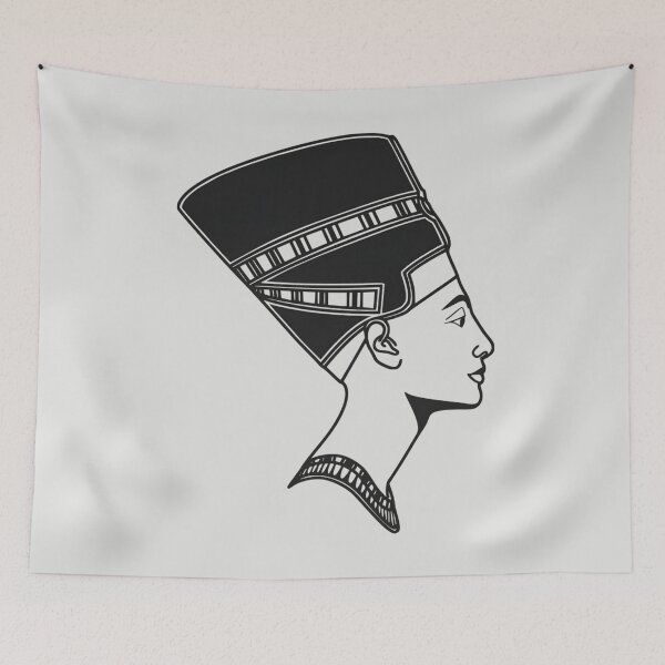 Item preview, Queen Nefertiti Minimalist Line Art - Ancient Egypt Portrait designed and sold by ShabanMerch⭐⭐⭐.
