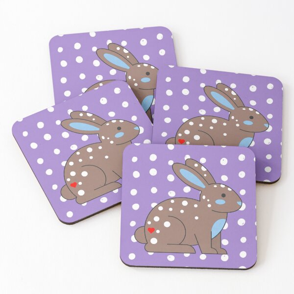 Item preview, Nursery Polkadot Woodland Rabbit designed and sold by Nicoart2077.