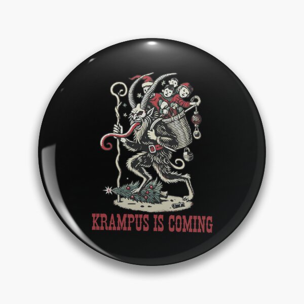 Item preview, Krampus Is Coming Dark Holiday Folklore Design designed and sold by RosemarieKelpin.