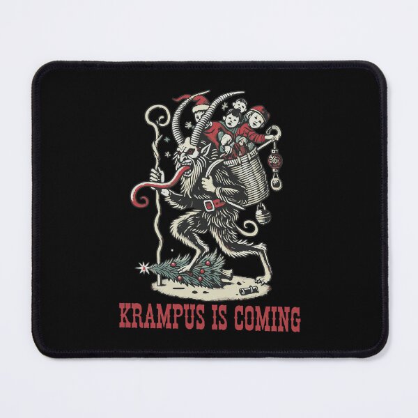 Item preview, Krampus Is Coming Dark Holiday Folklore Design designed and sold by RosemarieKelpin.