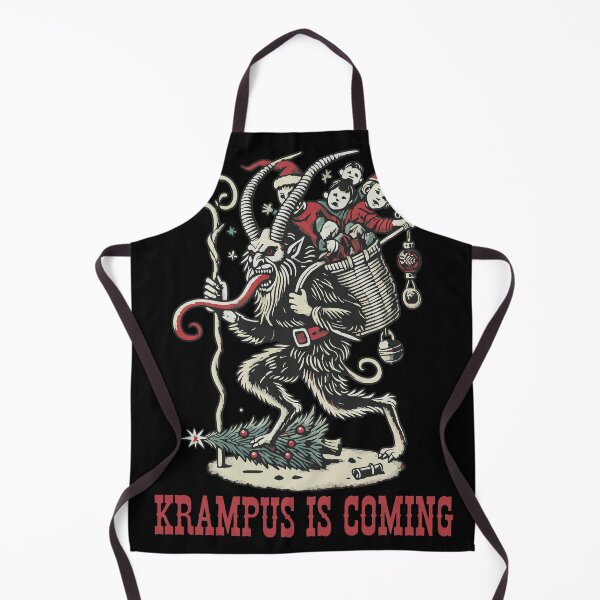 Item preview, Krampus Is Coming Dark Holiday Folklore Design designed and sold by RosemarieKelpin.