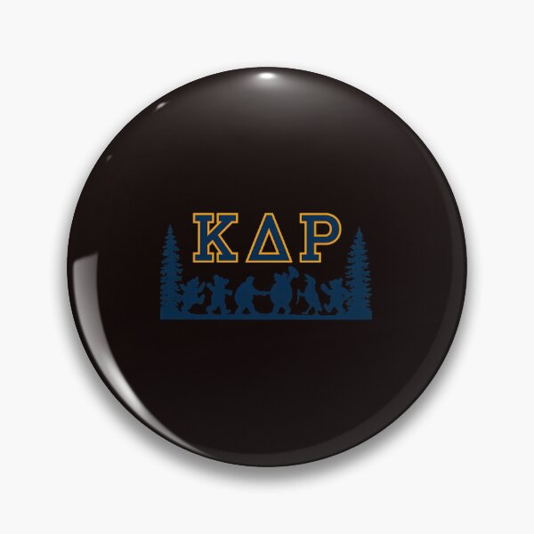Item preview, Kappa Delta Rho Dancing Bears Pine Trees Greek Letters  designed and sold by MouDesignArt.