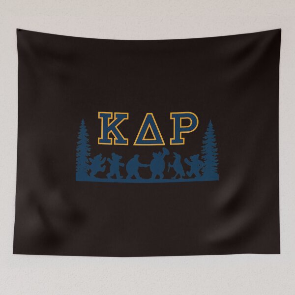 Item preview, Kappa Delta Rho Dancing Bears Pine Trees Greek Letters  designed and sold by MouDesignArt.